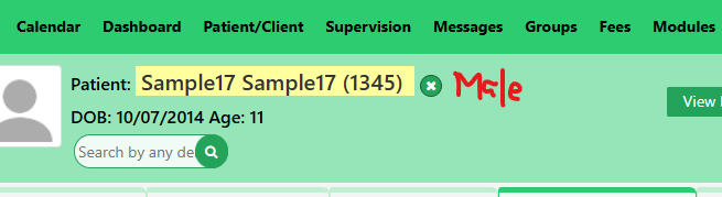 additional info on header