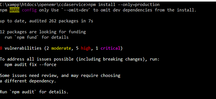 npm install 1