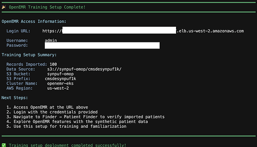 deploy-training-setup