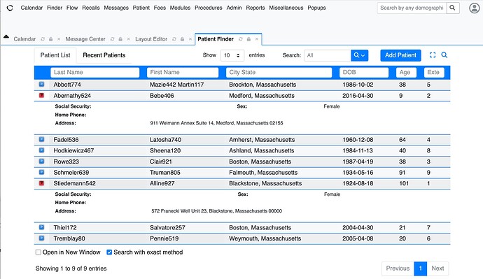 Patient Finder 2025-09-03 - Expand Patient