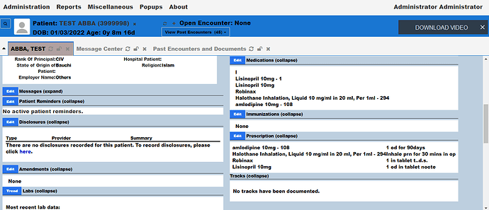 Patient Summary