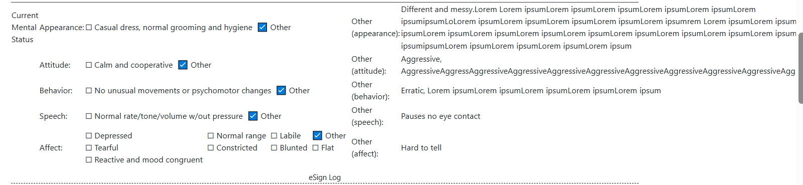 MSE summary